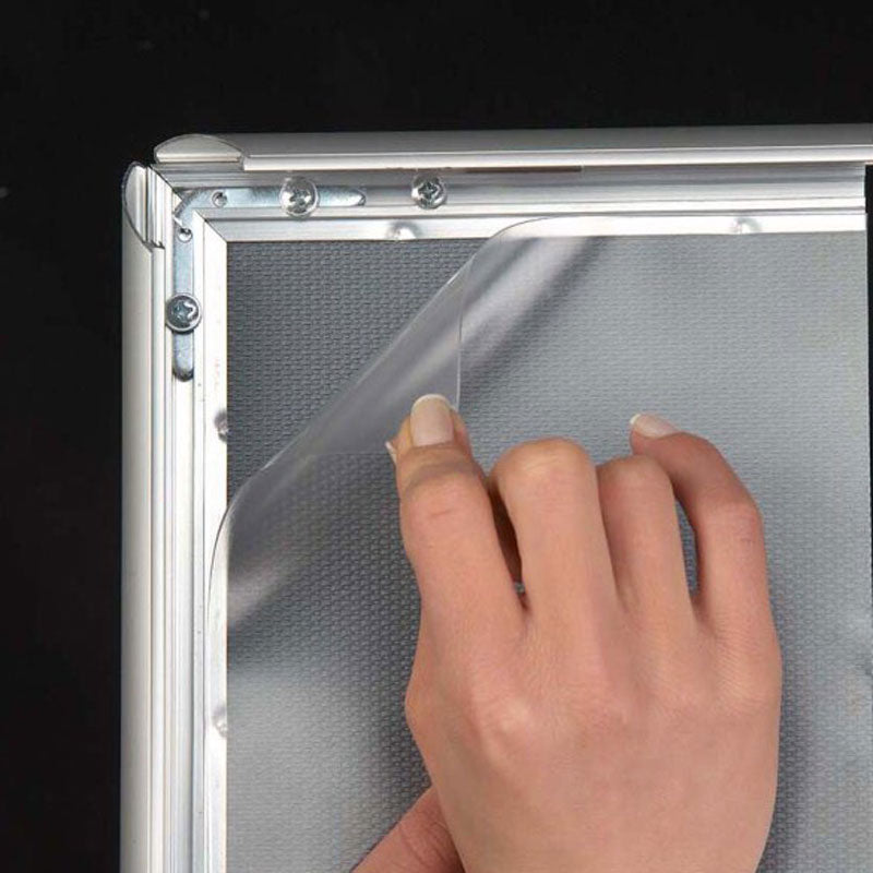 A1 25mm Poster Snap Frame - Silver - display-sign.co.uk