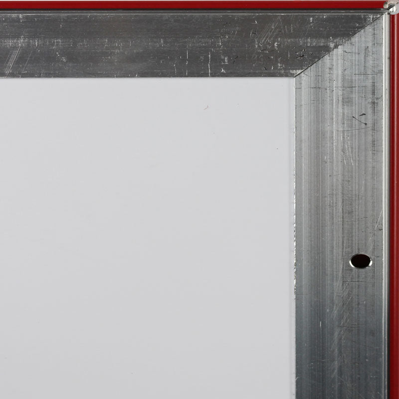 A4 25mm Poster Snap Frame - Red - display-sign.co.uk