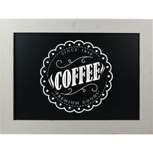 Load image into Gallery viewer, Vintage Wood Magnetic Chalkboard (40 x 50cm) - White - display-sign.co.uk
