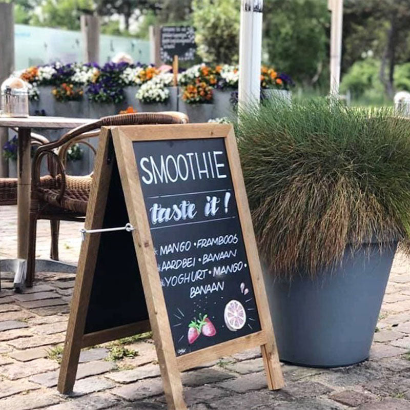Vintage Board Chalk Pavement Sign (46 x 80 cm) - display-sign.co.uk